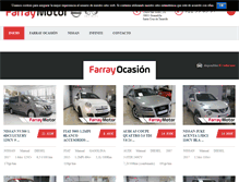 Tablet Screenshot of farraymotor.com